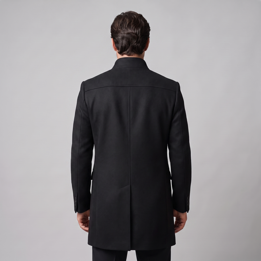 Jethro | Elegant Long Overcoat for Men