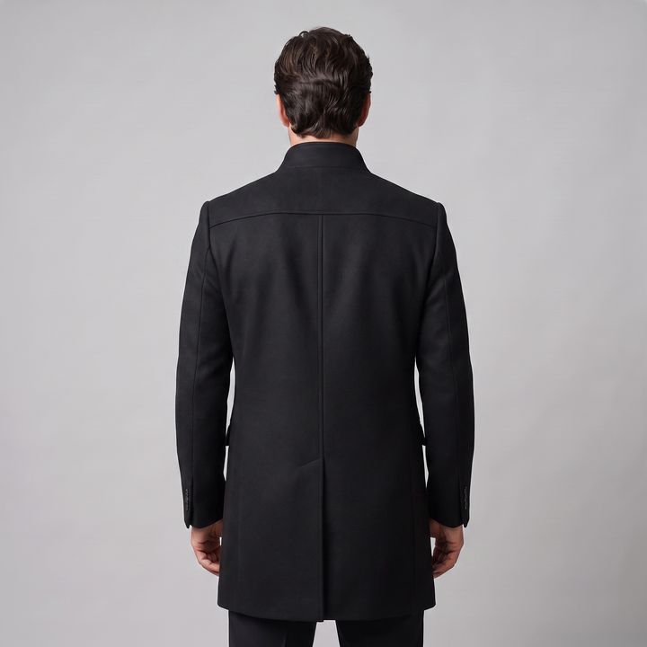 Jethro | Elegant Long Overcoat for Men