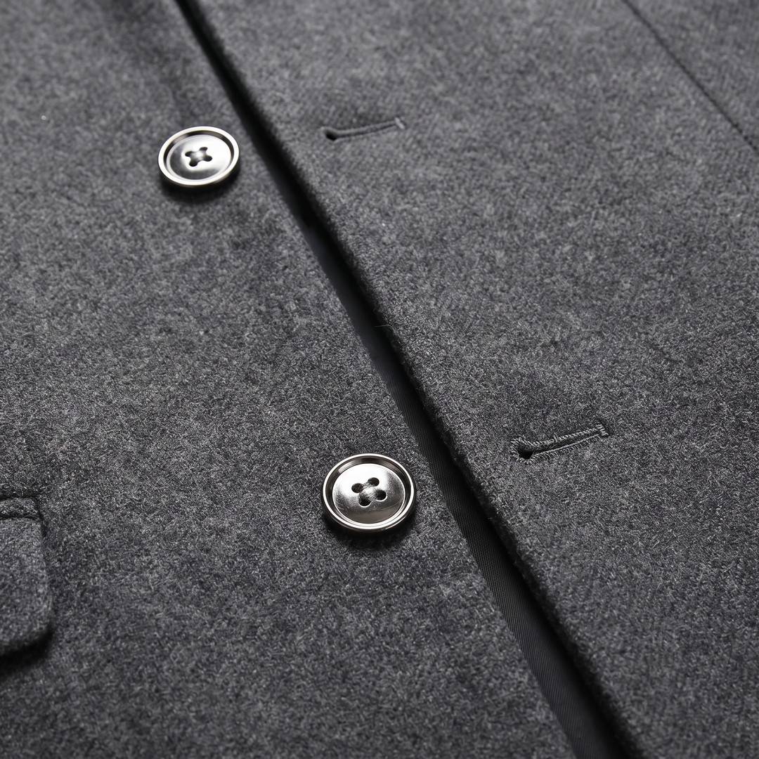 Jethro | Elegant Long Overcoat for Men