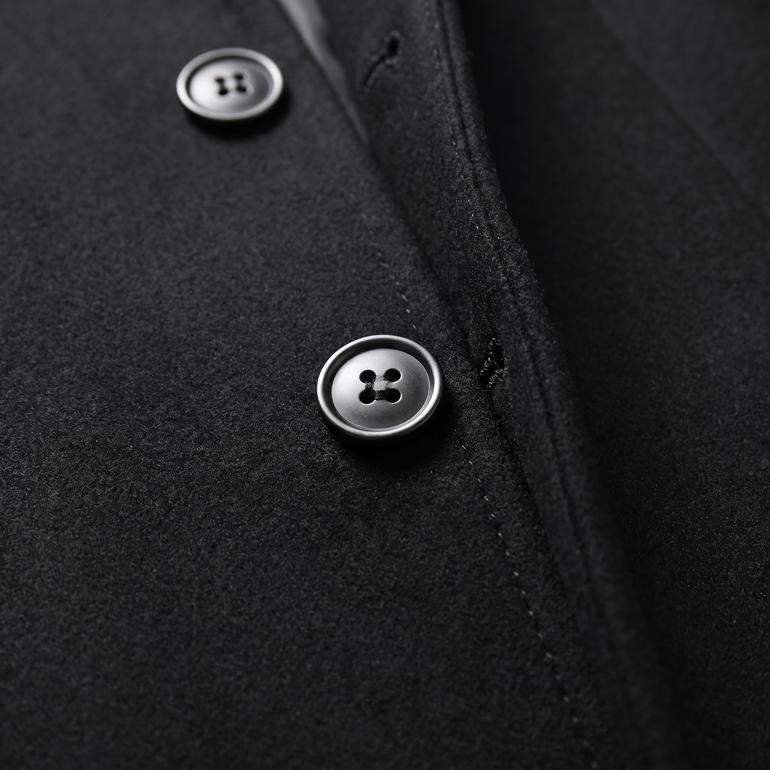 Jethro | Elegant Long Overcoat for Men