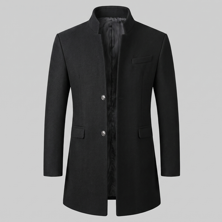 Jethro | Elegant Long Overcoat for Men