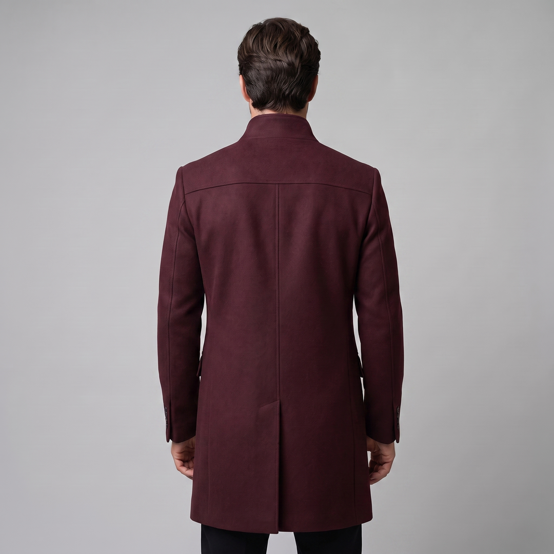 Jethro | Elegant Long Overcoat for Men