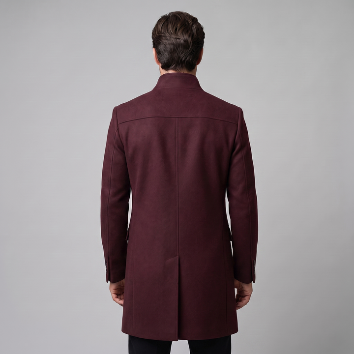 Jethro | Elegant Long Overcoat for Men
