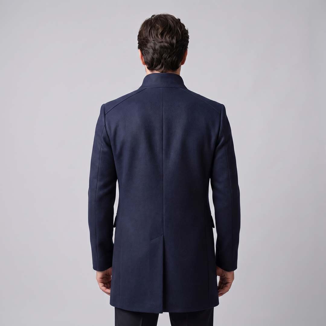 Jethro | Elegant Long Overcoat for Men