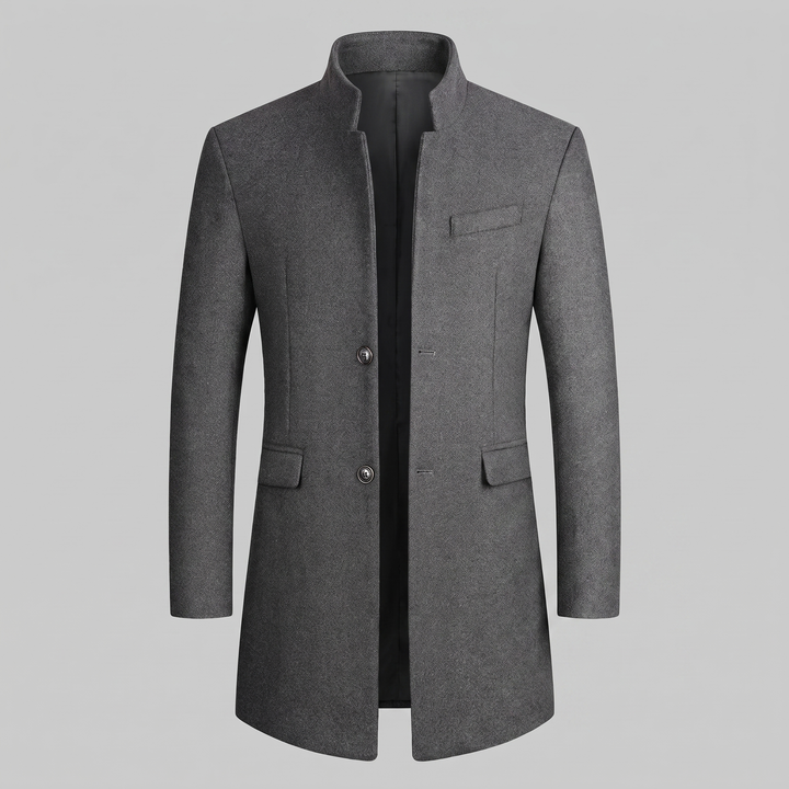 Jethro | Elegant Long Overcoat for Men