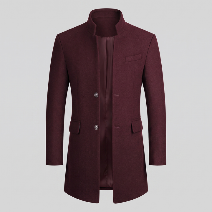 Jethro | Elegant Long Overcoat for Men