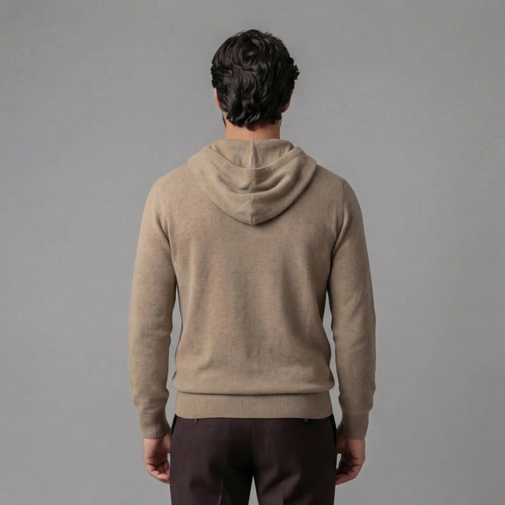 Jorah | Casual Knitted Pullover Hoodie for Men