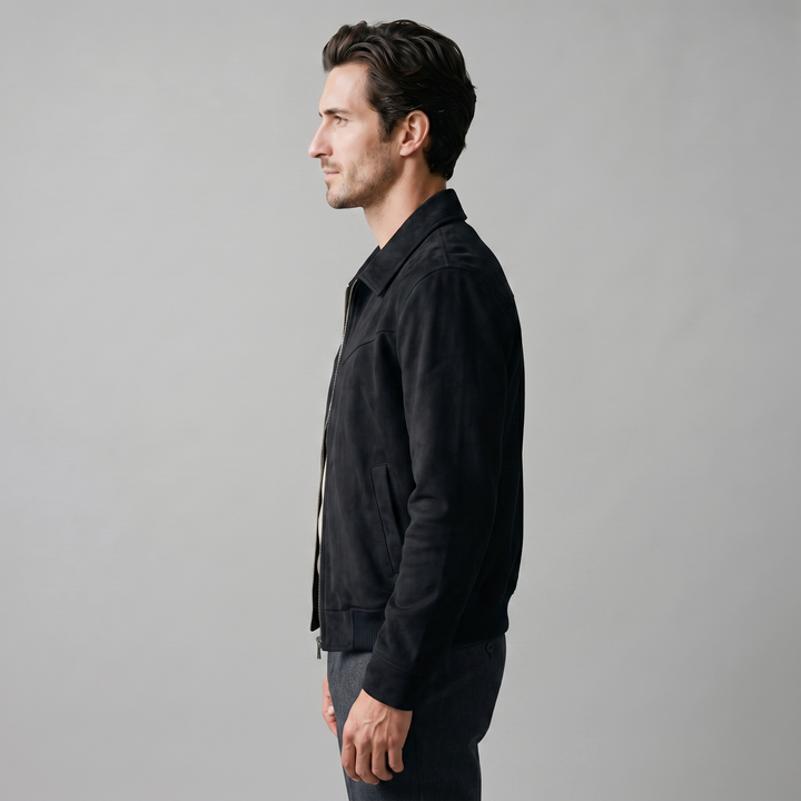 Felix | Classic Suede Bomber Jacket for Men