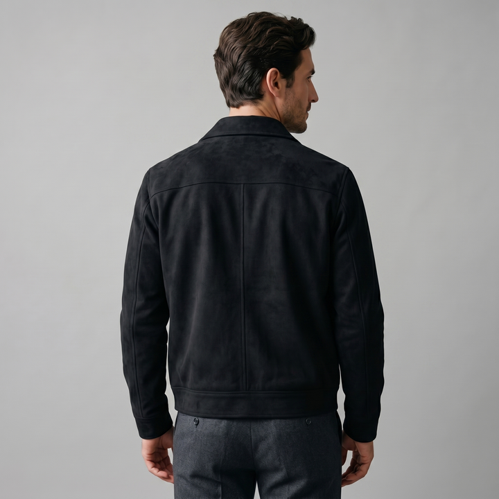 Felix | Classic Suede Bomber Jacket for Men