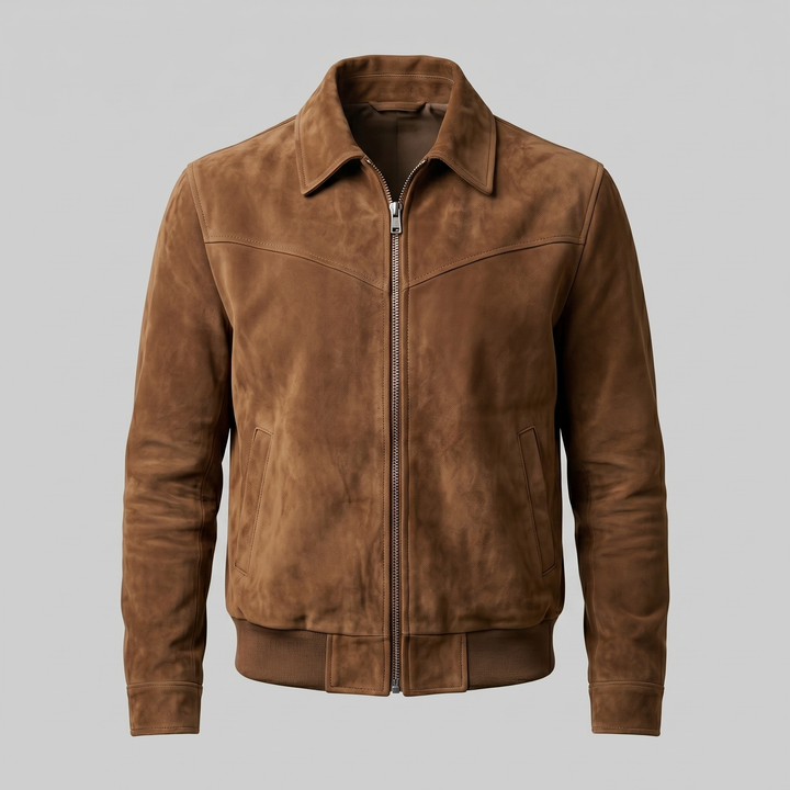 Felix | Classic Suede Bomber Jacket for Men