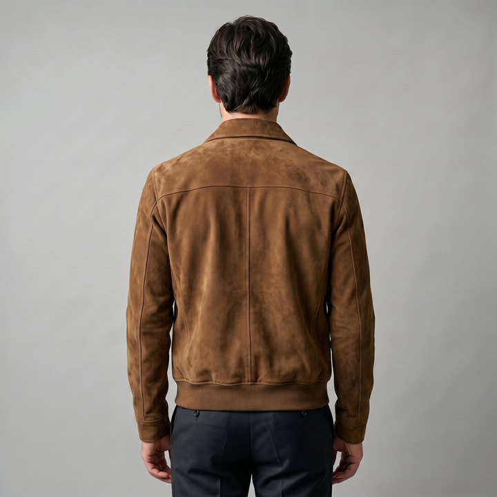 Felix | Classic Suede Bomber Jacket for Men