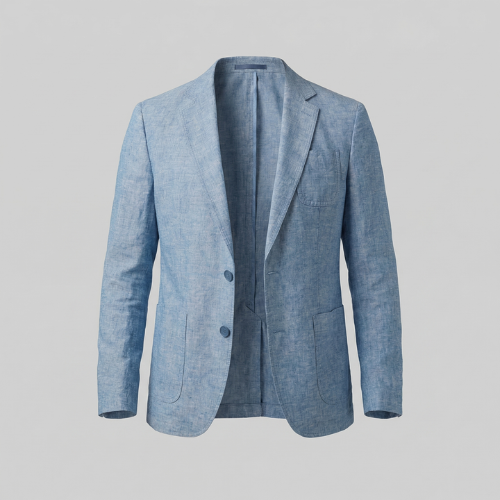 Freddie | Relaxed Linen Blazer for Men's Breathable Tailoring