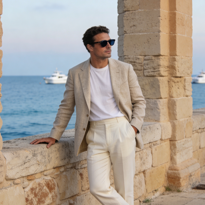 Toby | Relaxed Lightweight Blazer for Men's Smart Casual Suits