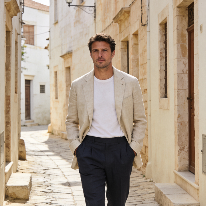 Toby | Relaxed Lightweight Blazer for Men's Smart Casual Suits