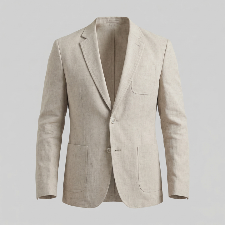 Freddie | Relaxed Linen Blazer for Men's Breathable Tailoring