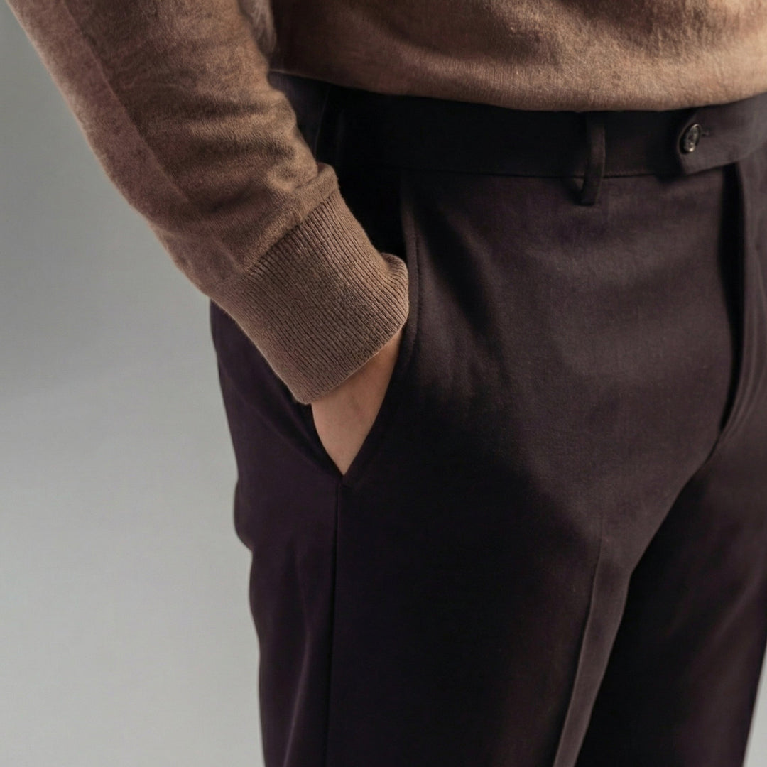 Mercer | Elegant Roll Neck Jumper for Men