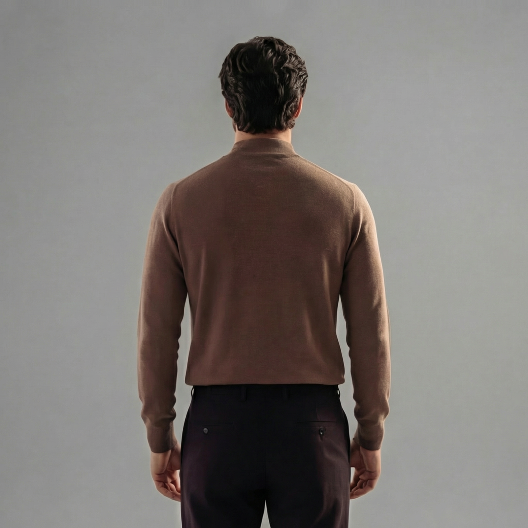 Mercer | Elegant Roll Neck Jumper for Men