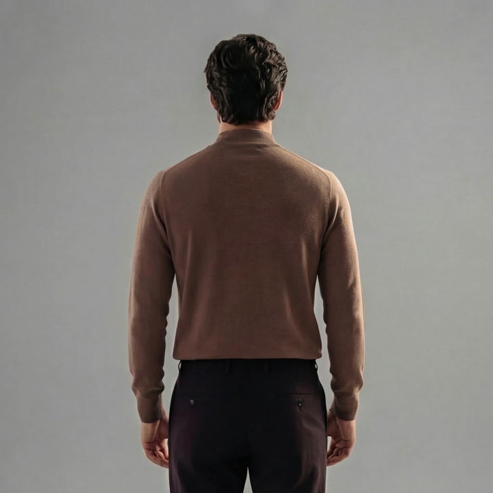 Mercer | Elegant Roll Neck Jumper for Men