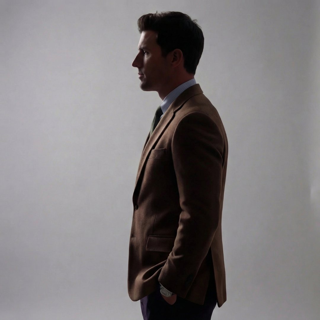 Leo | Vintage Check Blazer with Classic Tailoring for Men