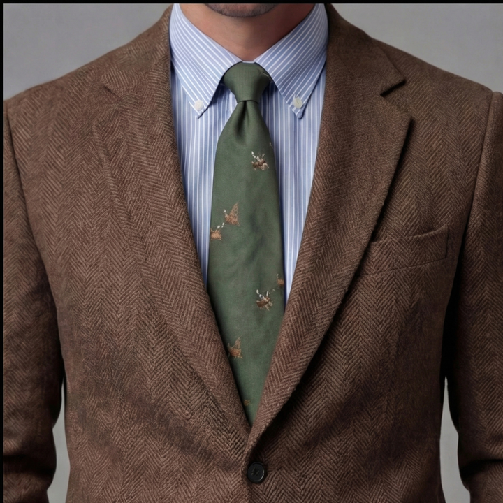 Leo | Vintage Check Blazer with Classic Tailoring for Men