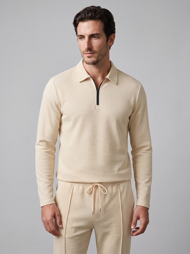 Ambrose | Relaxed Quarter-Zip Tracksuit Set for Men