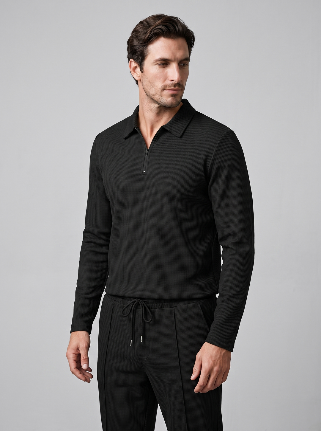 Ambrose | Relaxed Quarter-Zip Tracksuit Set for Men