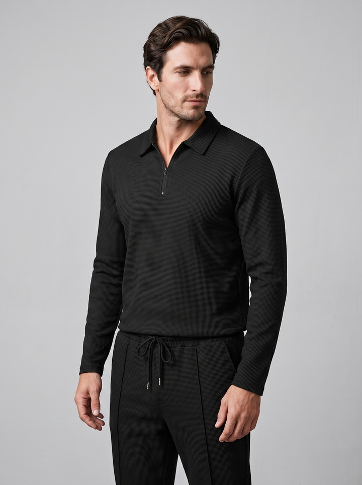 Ambrose | Relaxed Quarter-Zip Tracksuit Set for Men