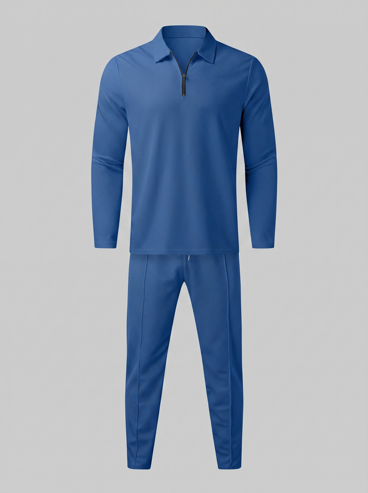 Ambrose | Relaxed Quarter-Zip Tracksuit Set for Men