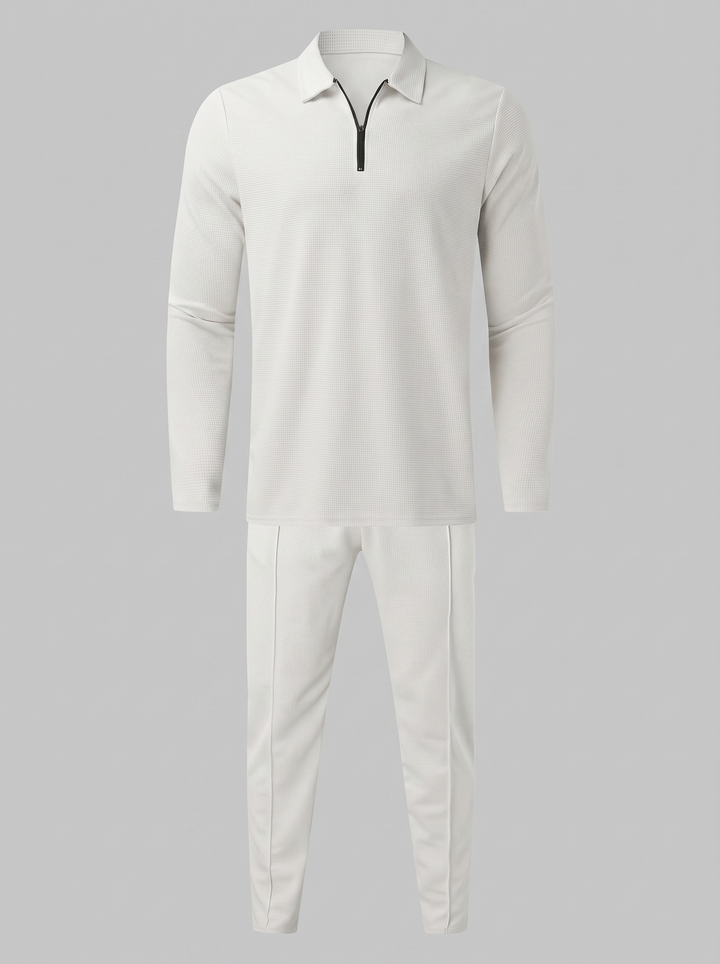 Ambrose | Relaxed Quarter-Zip Tracksuit Set for Men