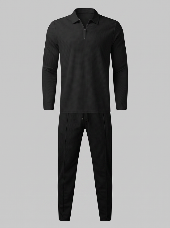 Ambrose | Relaxed Quarter-Zip Tracksuit Set for Men