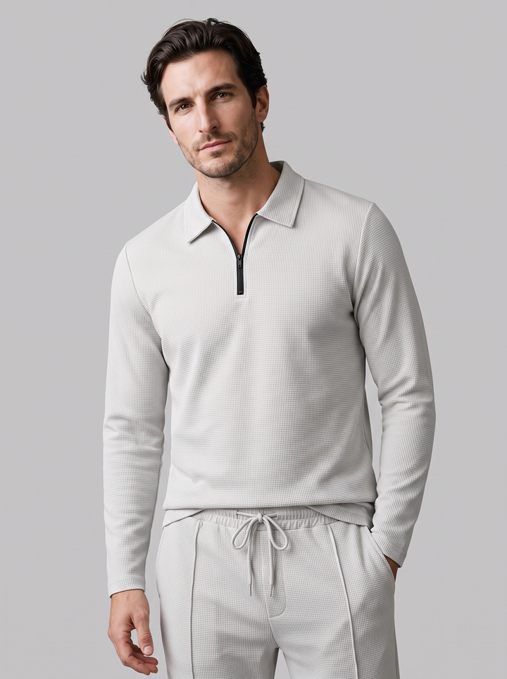 Ambrose | Relaxed Quarter-Zip Tracksuit Set for Men