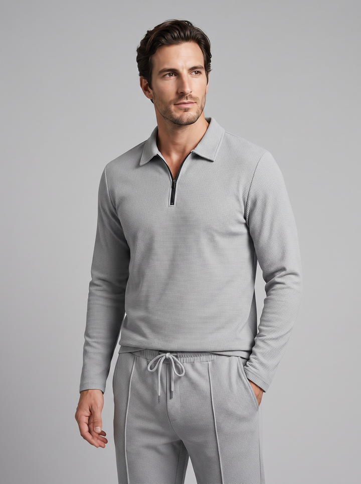 Ambrose | Relaxed Quarter-Zip Tracksuit Set for Men