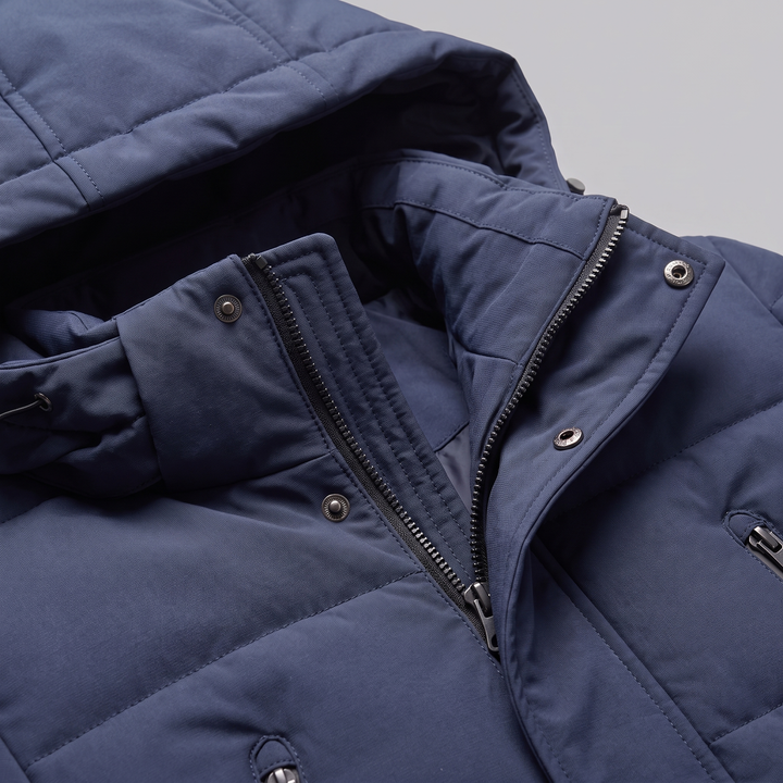 Elias | Warm Quilted Padded Parka Jacket