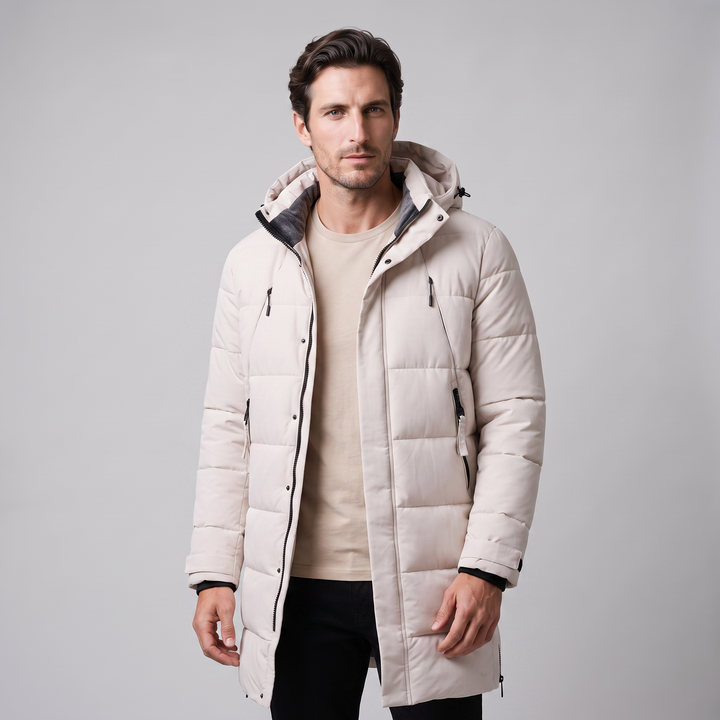 Elias | Warm Quilted Padded Parka Jacket