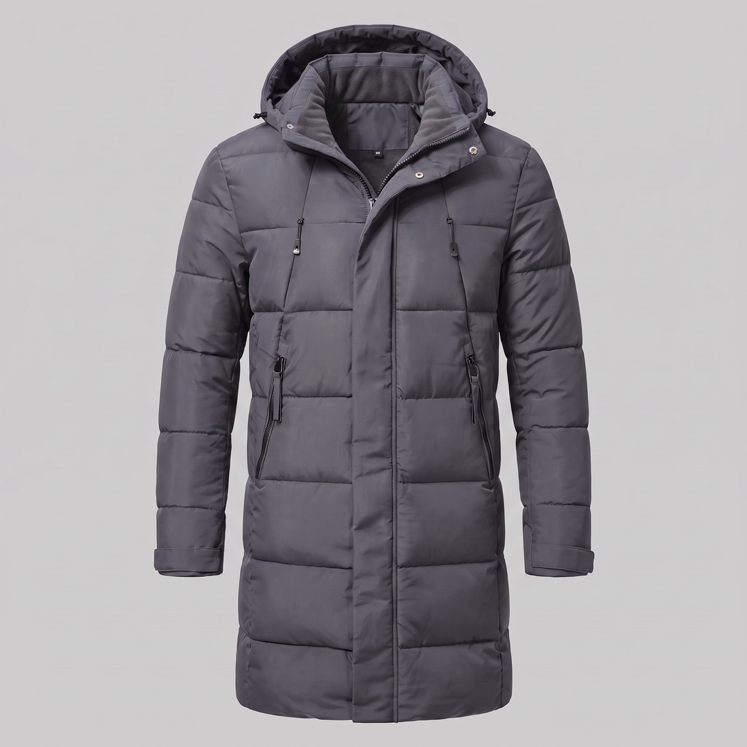 Elias | Warm Quilted Padded Parka Jacket