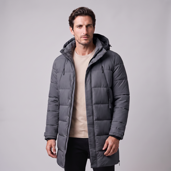 Elias | Warm Quilted Padded Parka Jacket