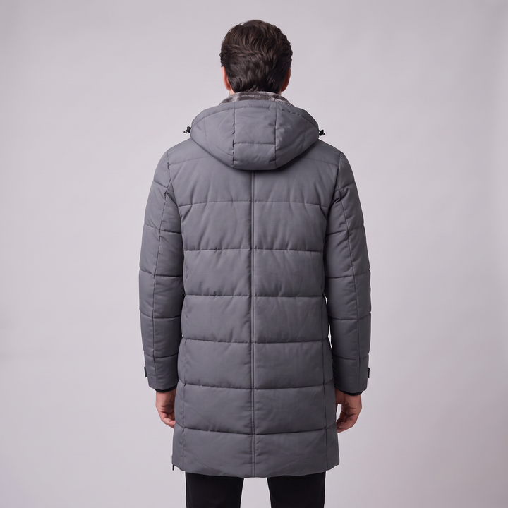 Elias | Warm Quilted Padded Parka Jacket
