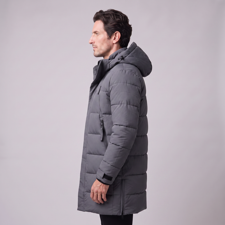 Elias | Warm Quilted Padded Parka Jacket