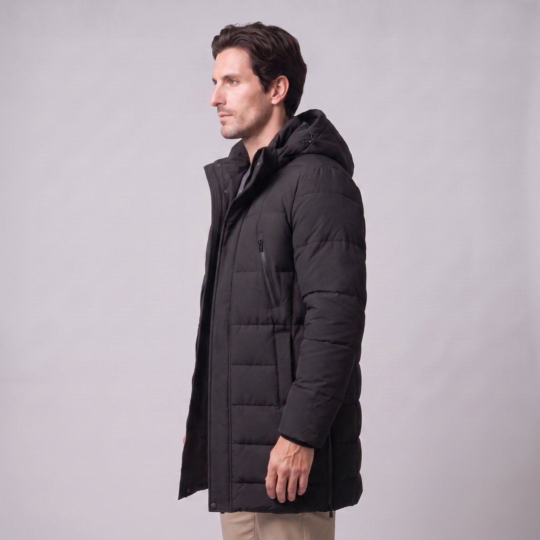 Elias | Warm Quilted Padded Parka Jacket