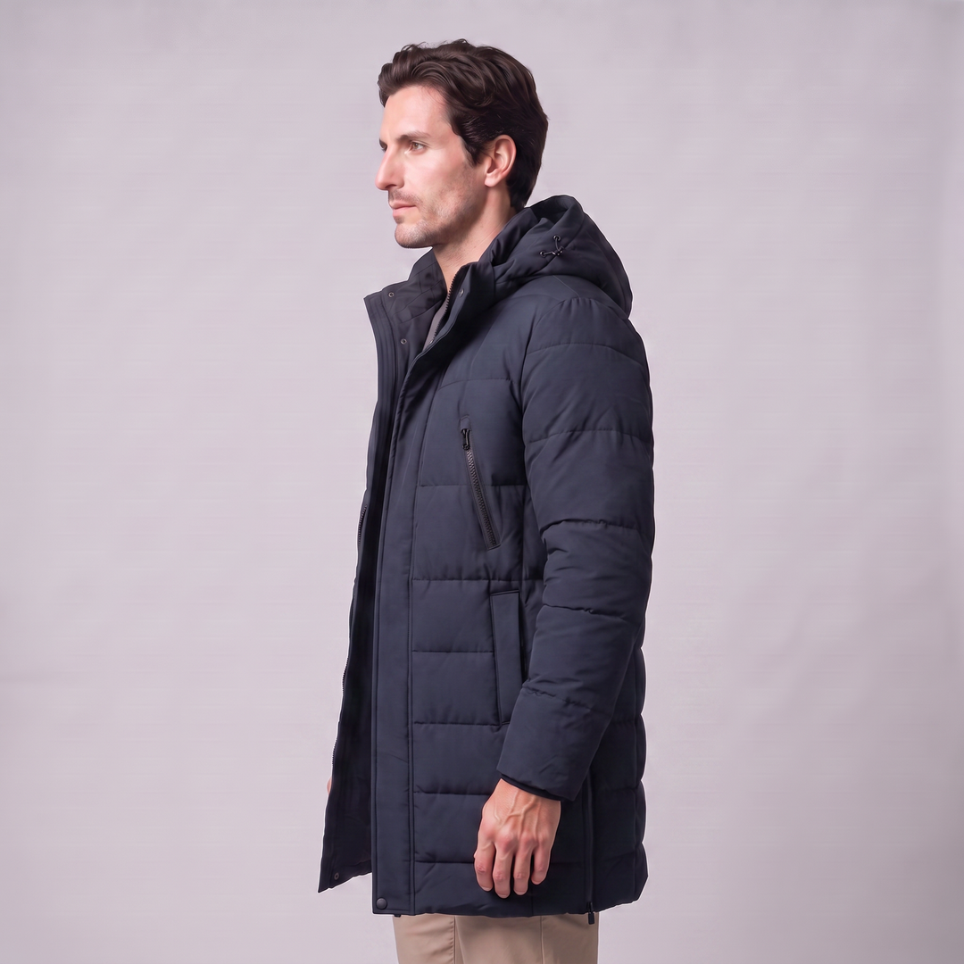 Elias | Warm Quilted Padded Parka Jacket