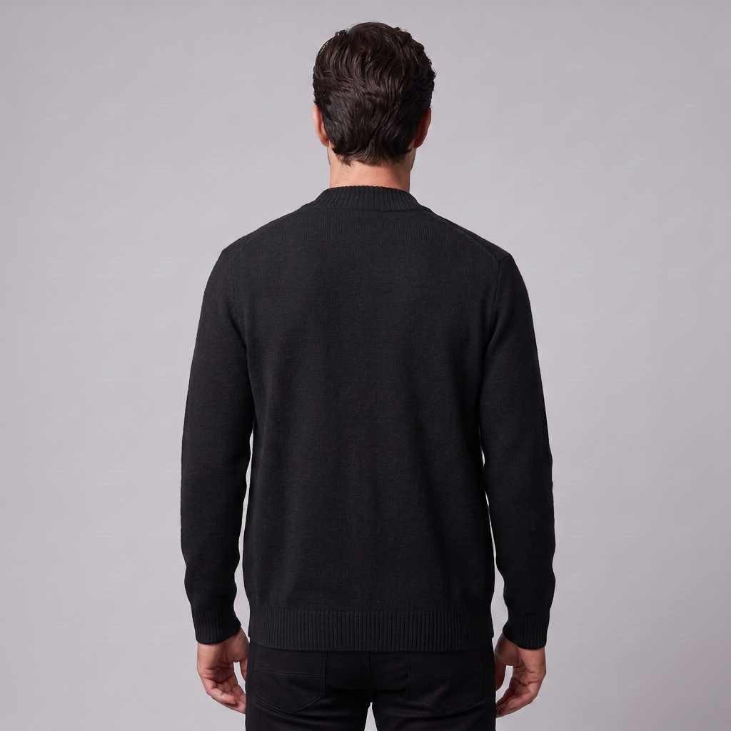 Theo | Refined Wool Button-Front Cardigan