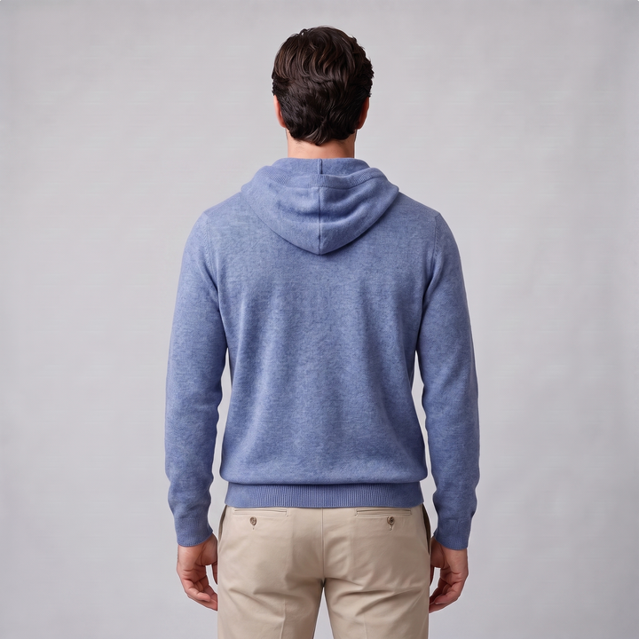 Arlo | Warm Wool Knit Hoodie for Men