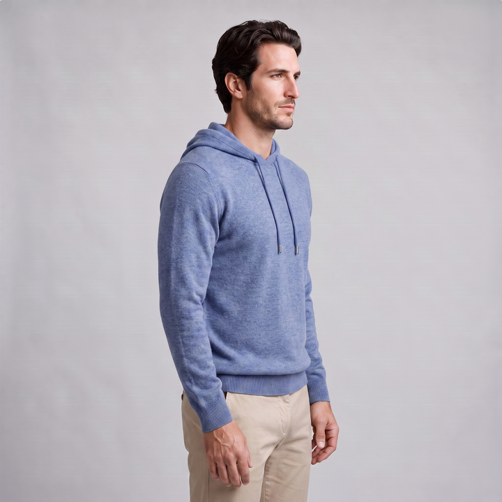 Arlo | Warm Wool Knit Hoodie for Men