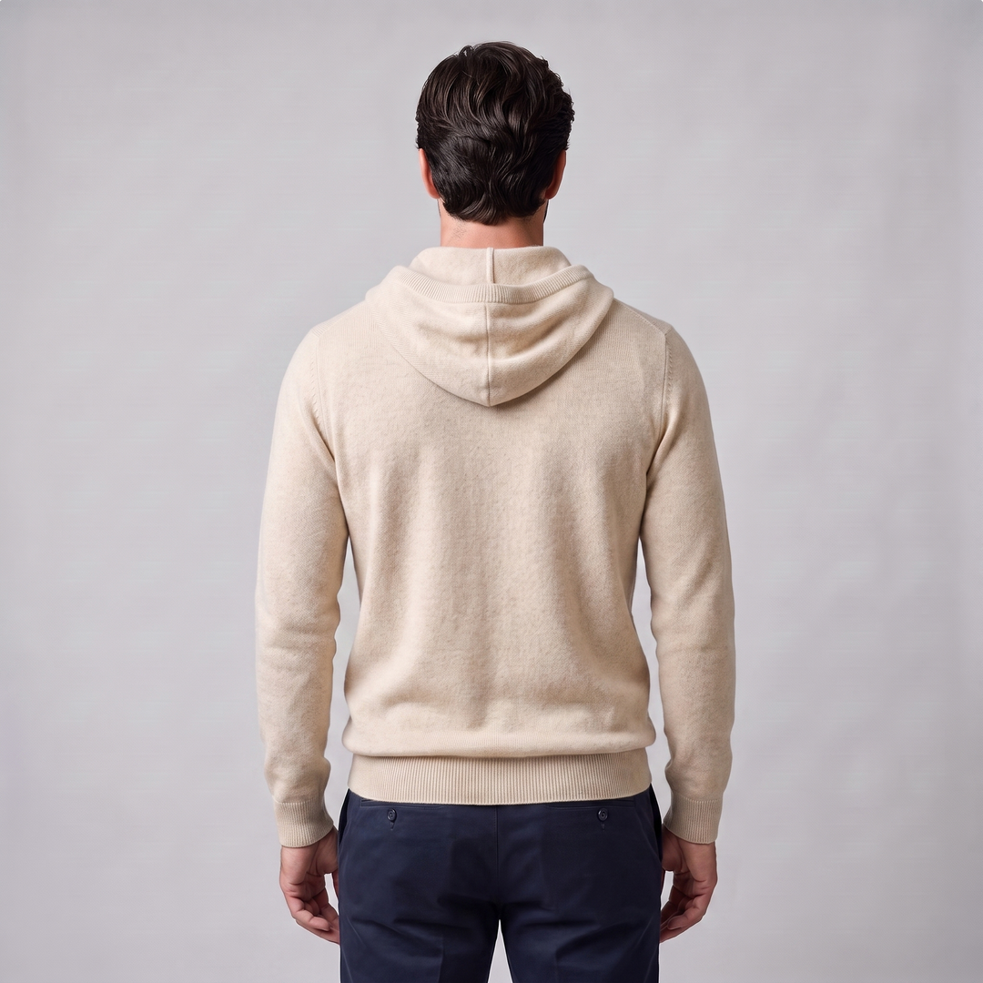 Arlo | Warm Wool Knit Hoodie for Men