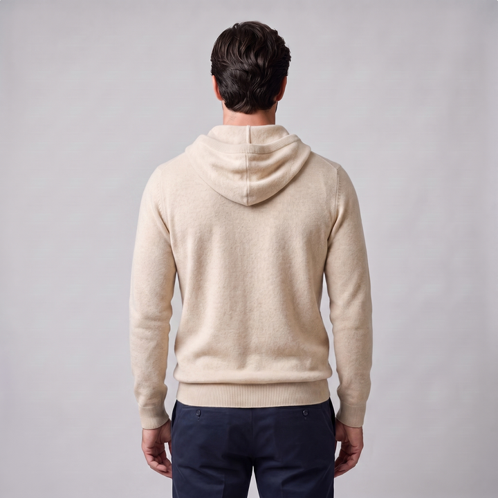 Arlo | Warm Wool Knit Hoodie for Men