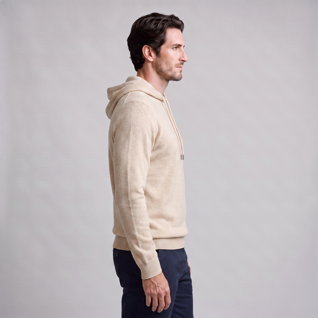 Arlo | Warm Wool Knit Hoodie for Men
