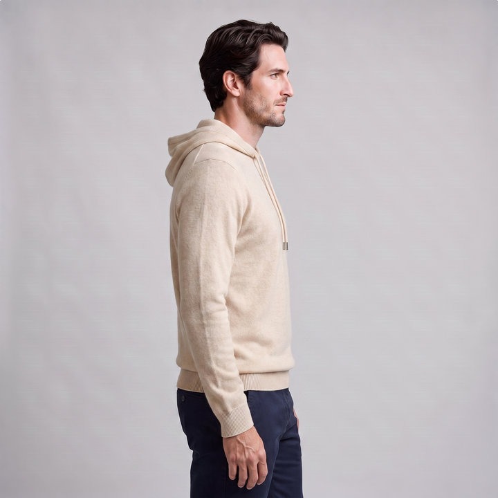 Arlo | Warm Wool Knit Hoodie for Men