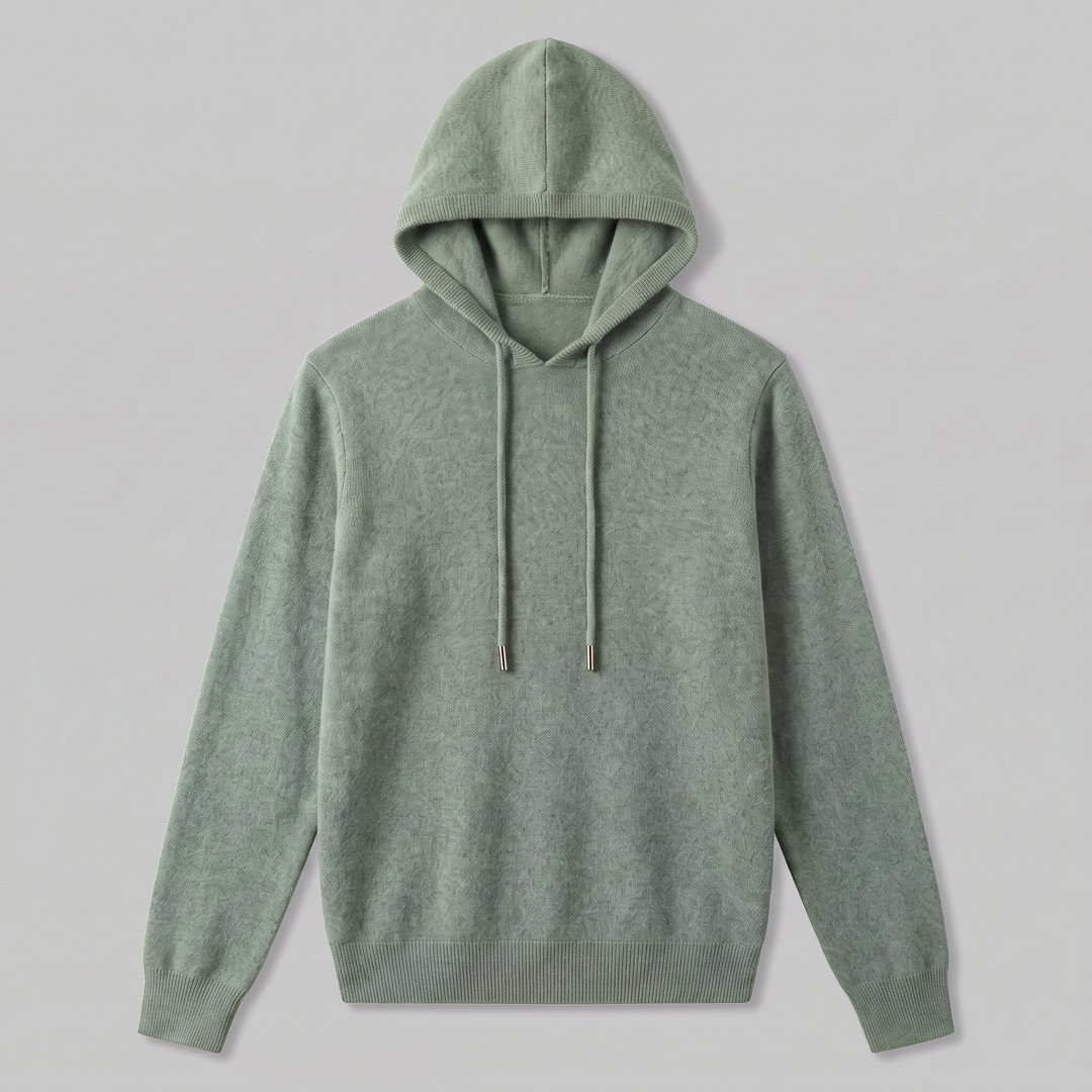 Arlo | Warm Wool Knit Hoodie for Men