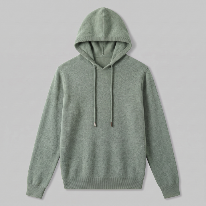 Arlo | Warm Wool Knit Hoodie for Men
