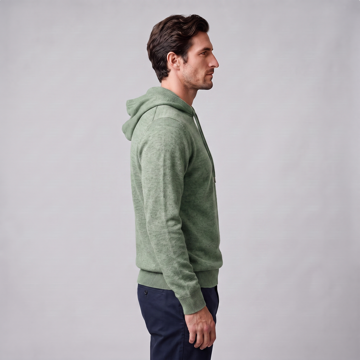 Arlo | Warm Wool Knit Hoodie for Men